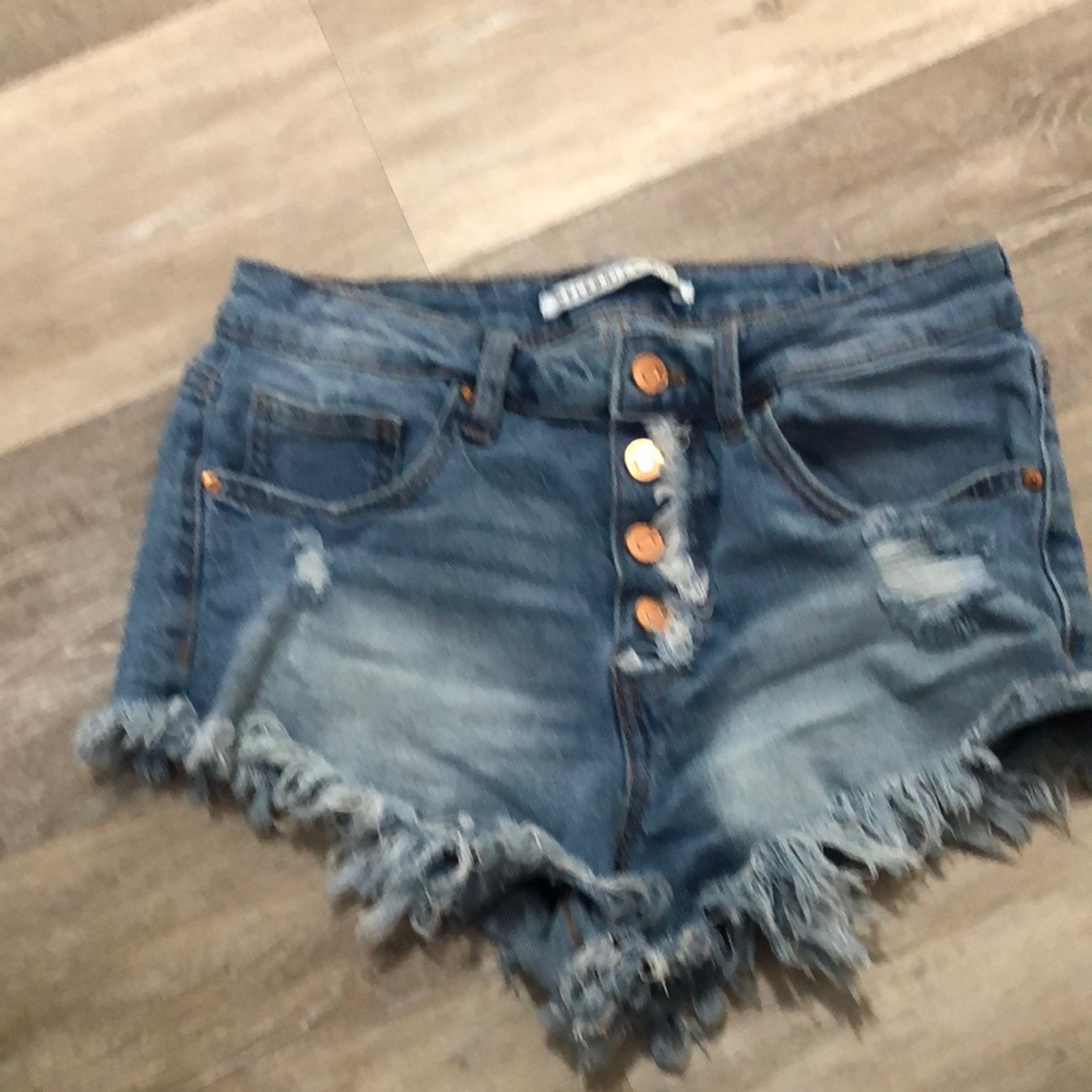Celebrity Pink Frayed Light Jeans